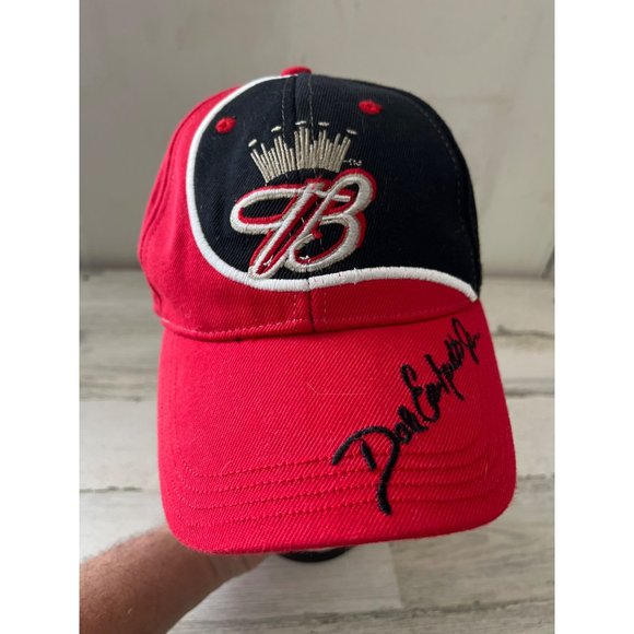 Dale Earnhardt Jr. red and black adjustable back ball cap - Picture 1 of 4
